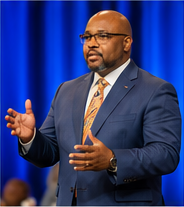 Anthony Perry speaking at an event